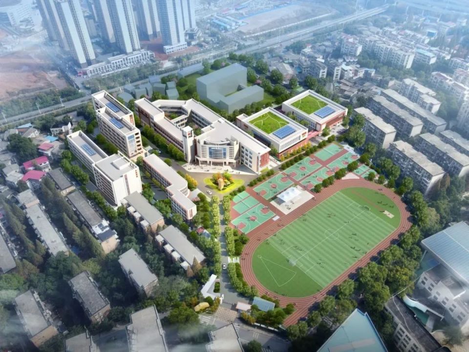 株洲市九方中学始建于1956年,是湖南省重点中学,首批湖南省示范性高中