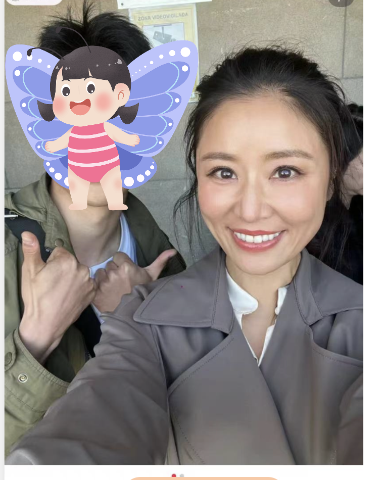 比如去了故宫的王心凌,比如正在北京拍戏的霍建华,如今,林心如也被