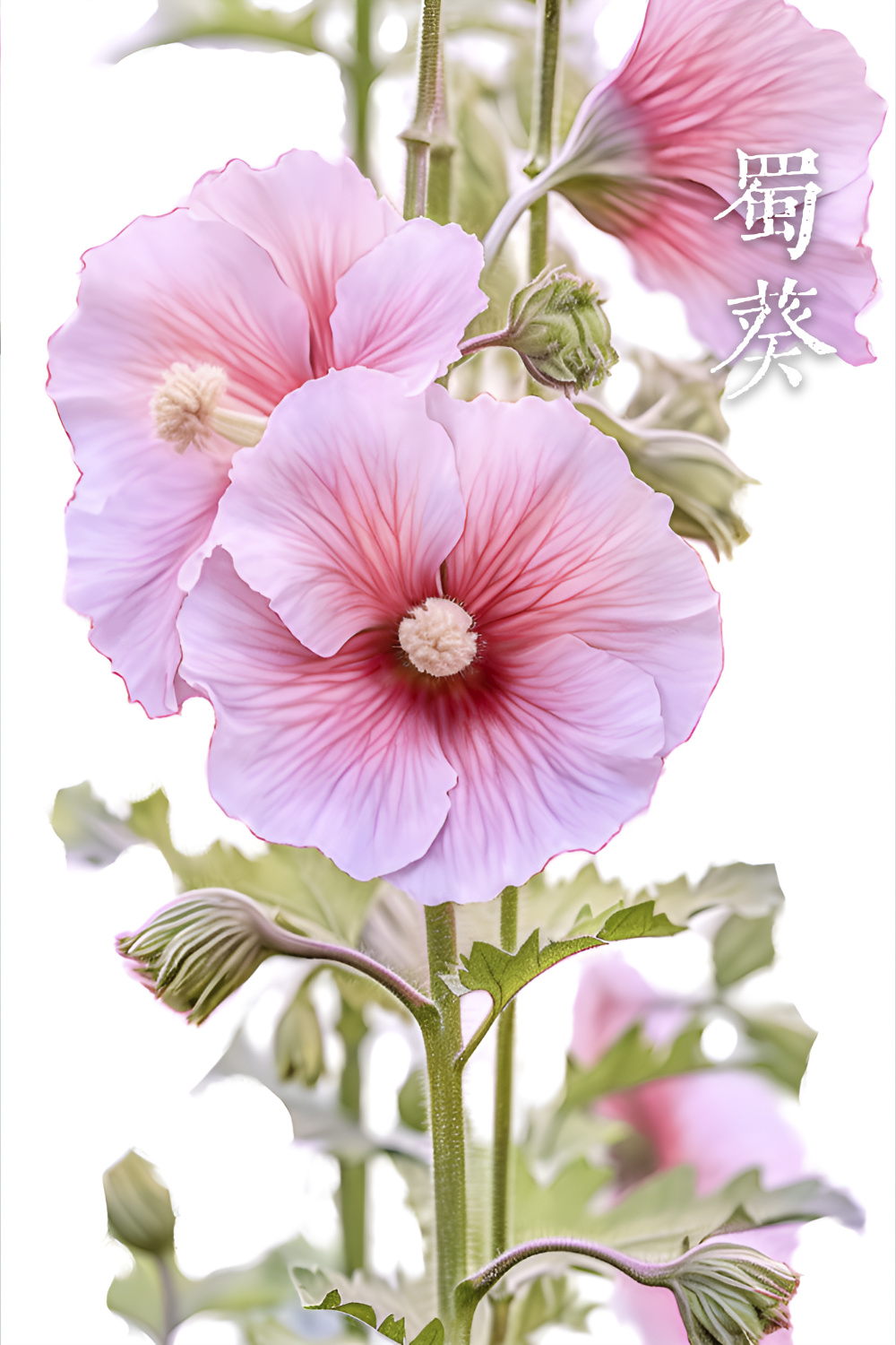 华夏花神·蜀葵|入药红花有古意,温和从容度年华