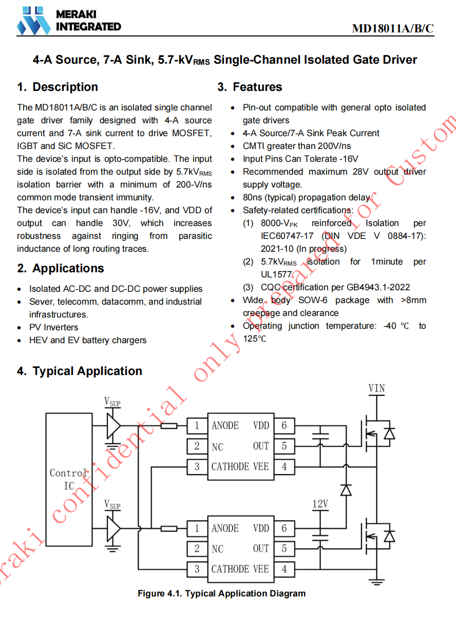 茂睿芯推出md18011x与md18023x革新隔离驱动技术有效提升系统稳健性
