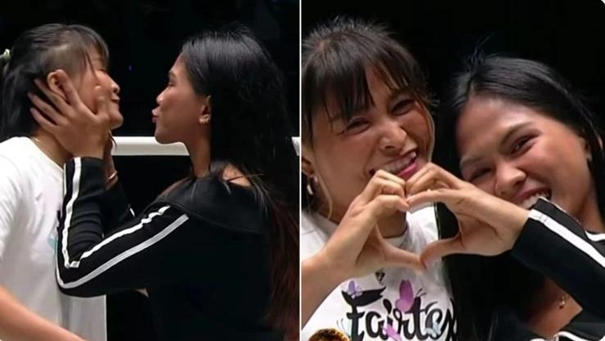 赛前与斯坦普隔空亲亲又比心,三宝颜:我进步很多,等这机会很久