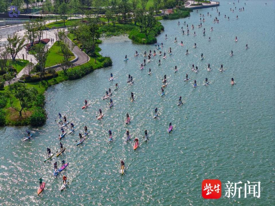 琴湖“水上飞”！ 2025中国桨板公开赛常熟站见证少年“乘风破浪”