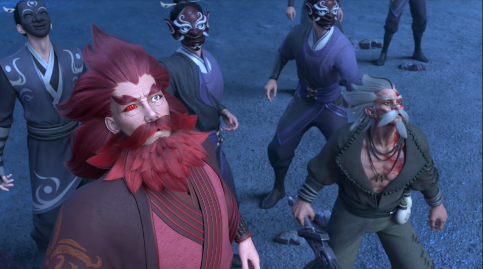 年老大脸上已经冒出汗珠,他不想自己祖师传下来的基业,就这样毁在自己