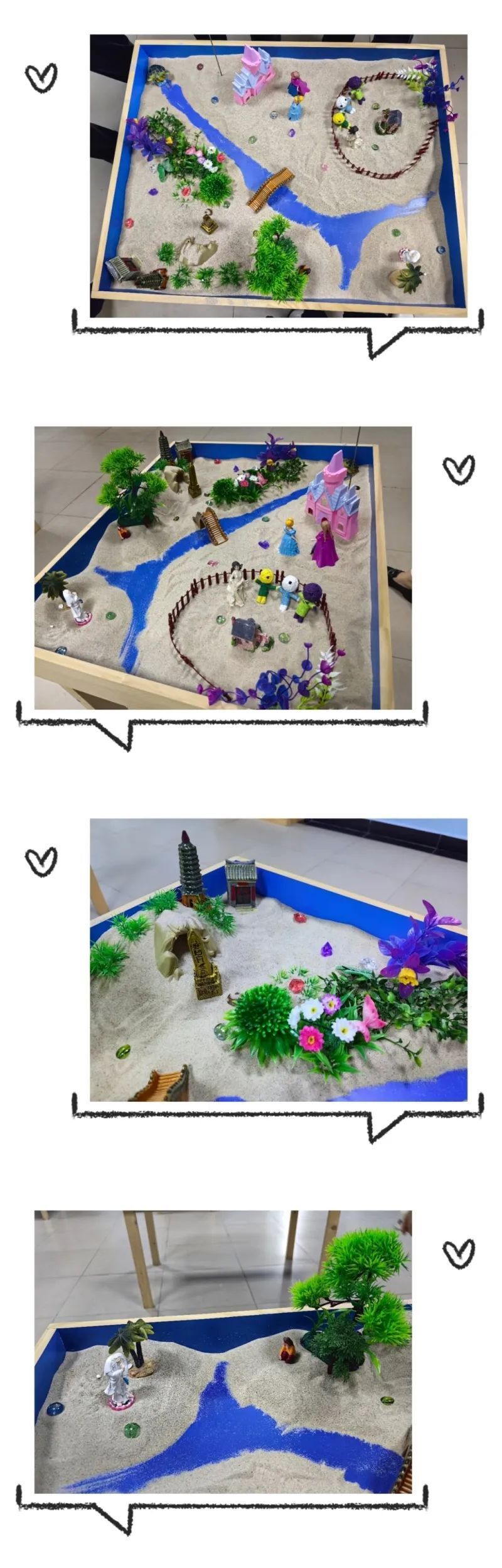 本次团体沙盘体验活动以沙映心,让大家在自由,放松而开放的氛围中释放