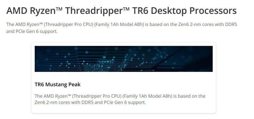 2nm工艺+Zen 6内核+ PCIe 6.0：AMD Mustang Peak系列核心规格曝光_腾讯新闻