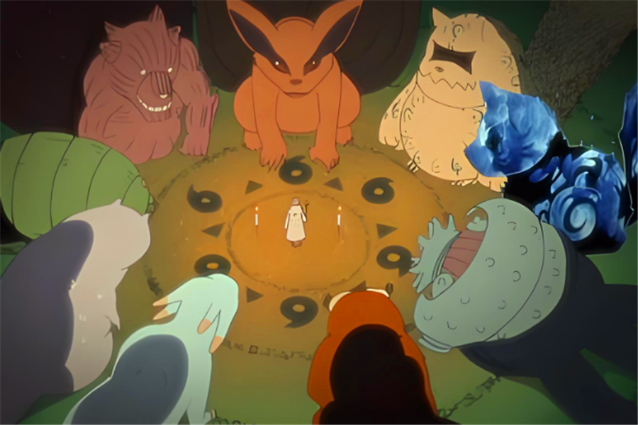 火影忍者:当九大尾兽娘化,九尾让雏田不香了,六尾化身小公主