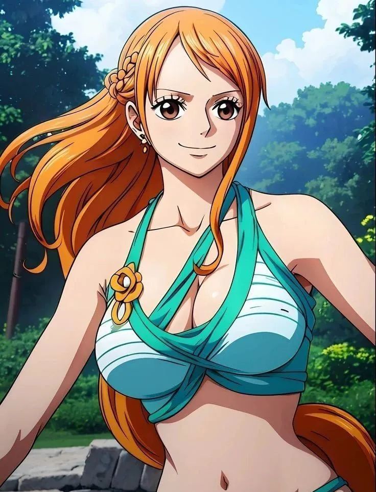 海贼王,娜美纯欲装,性感美丽,好卡哇伊