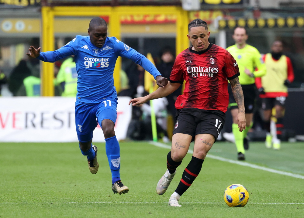 足球意甲联赛ac米兰胜恩波利