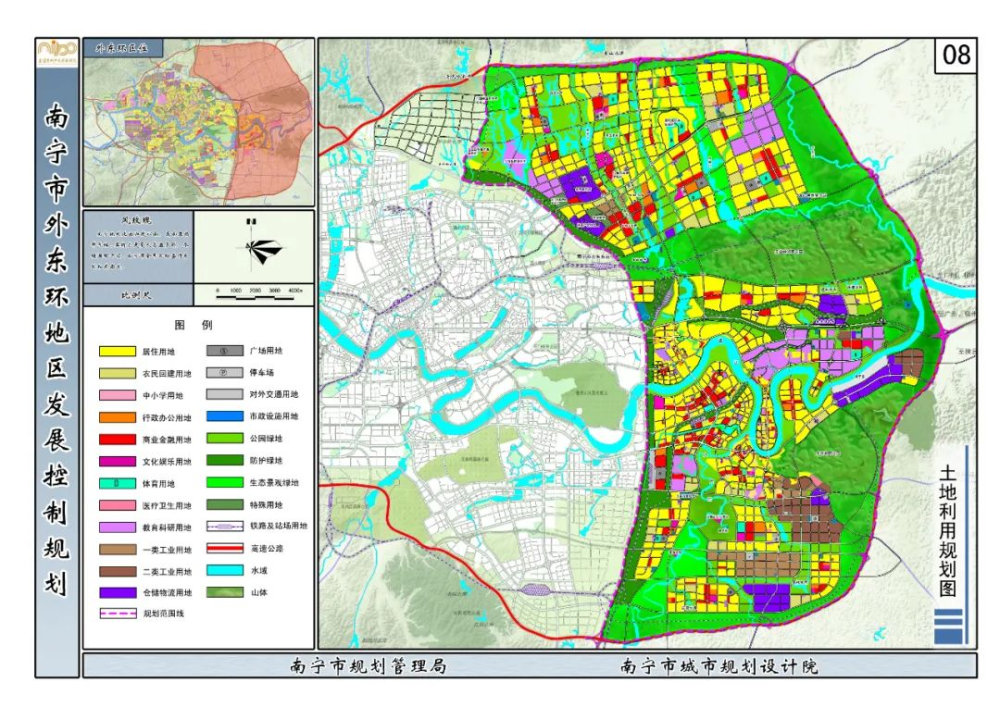 南宁土地规划图图片