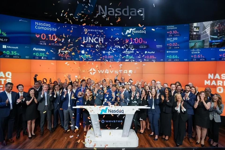 服务公司waystar holding(股票代码:"way")昨日在美国纳斯达克上市