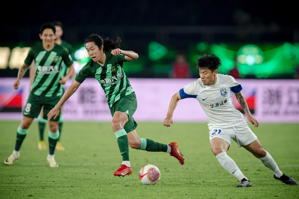 足球——中超:浙江队胜武汉三镇