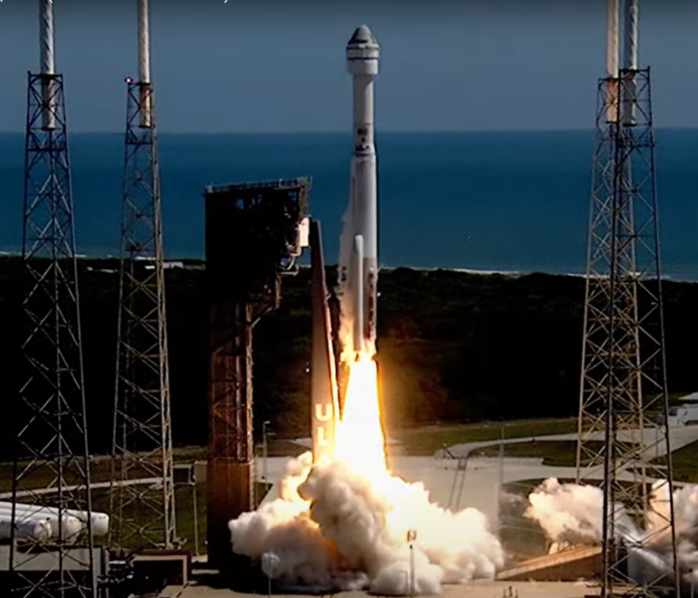 cft载人飞船由"阿特拉斯5"n22运载火箭从卡纳维拉尔角太空军基地slc