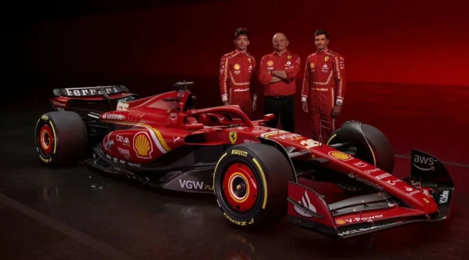 f1法拉利车队发布新赛季赛车sf24