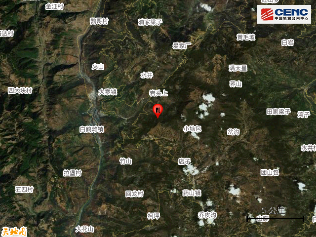 云南昭通市巧家县发生3.0级地震