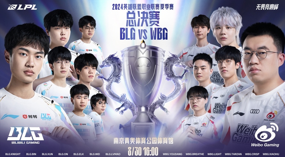 2024lpl夏季赛总决赛blg vs wbg(bo5)