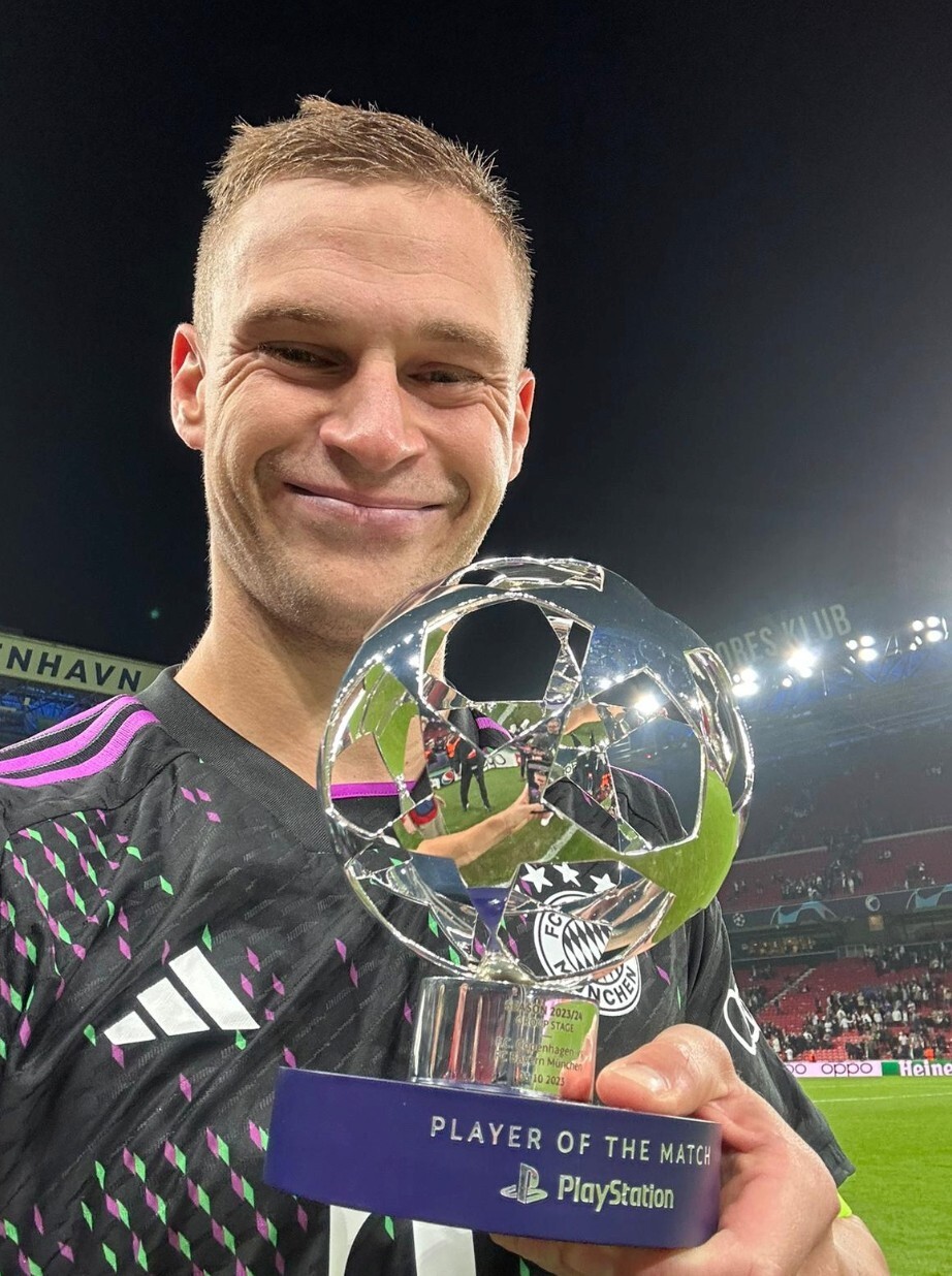 官方:基米希当选哥本哈根vs拜仁全场最佳球员