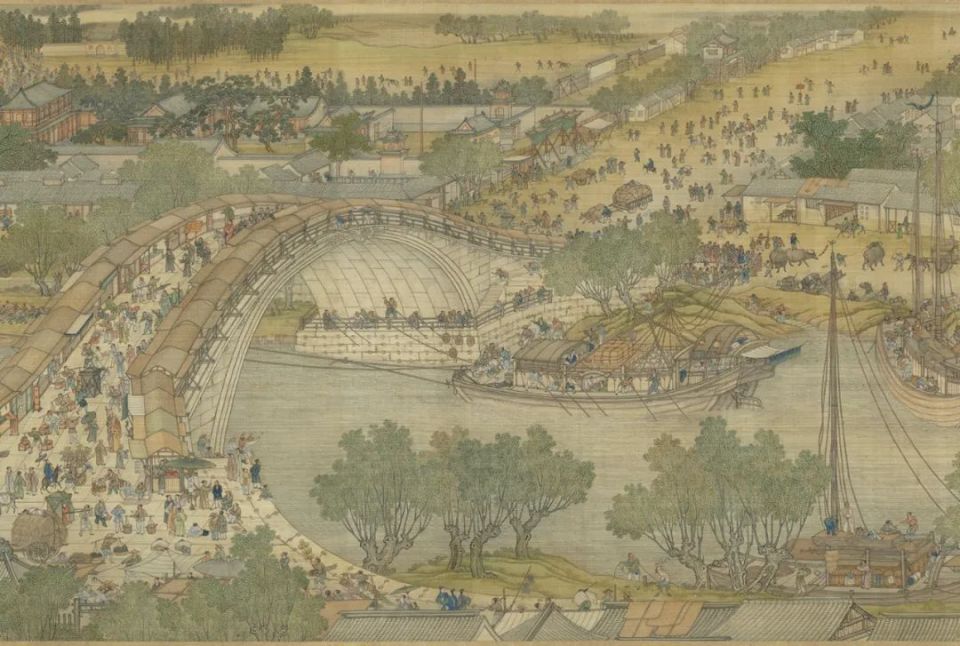 台北故宫· 清院本《清明上河图》长达十一米五的巨幅高清长卷