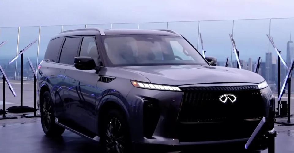 全新英菲尼迪qx80亮相:v6动力 内外大更新,引领大型suv时尚风潮_腾讯