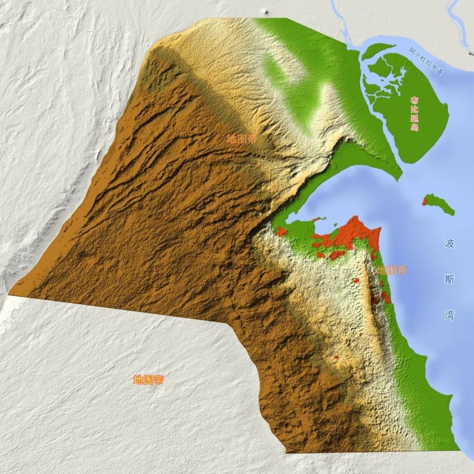伊拉克为何要兼并科威特？看地图一目了然-腾讯新闻