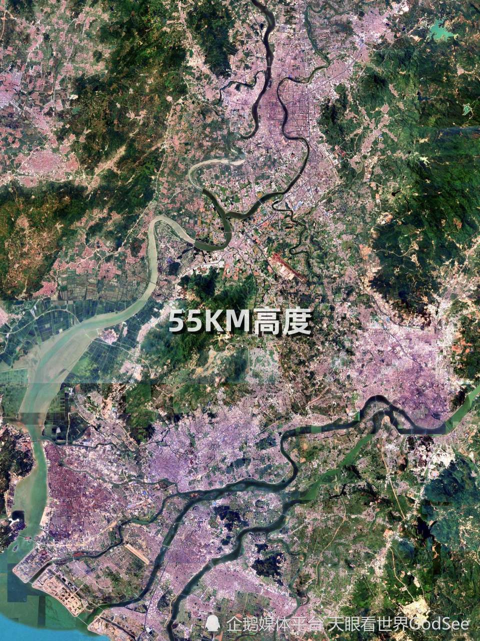 潮汕地区卫星地图