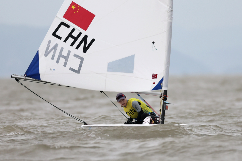 帆船——女子单人艇-爱尔卡6第二日赛况_腾讯新闻