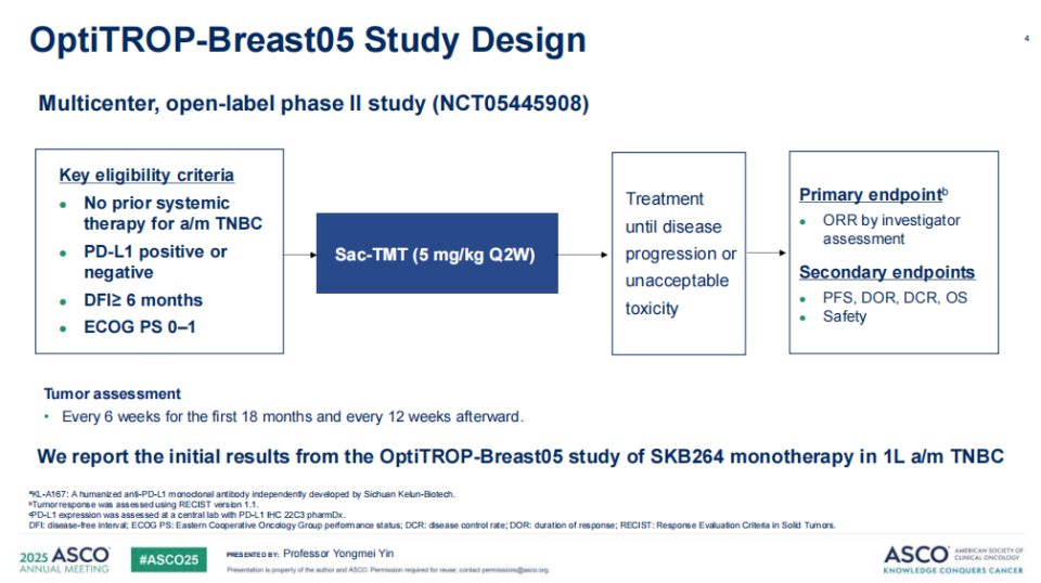 张剑教授：OptiTROP-Breast05登顶2025 ASCO！中国创新之光芦康沙妥珠单抗引领晚期TNBC一线治疗变革_腾讯新闻
