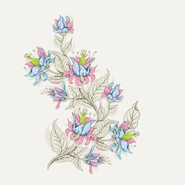 ps绘制精美花卉