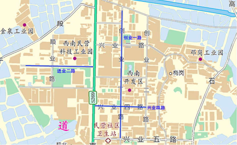 云东海街道地图图片