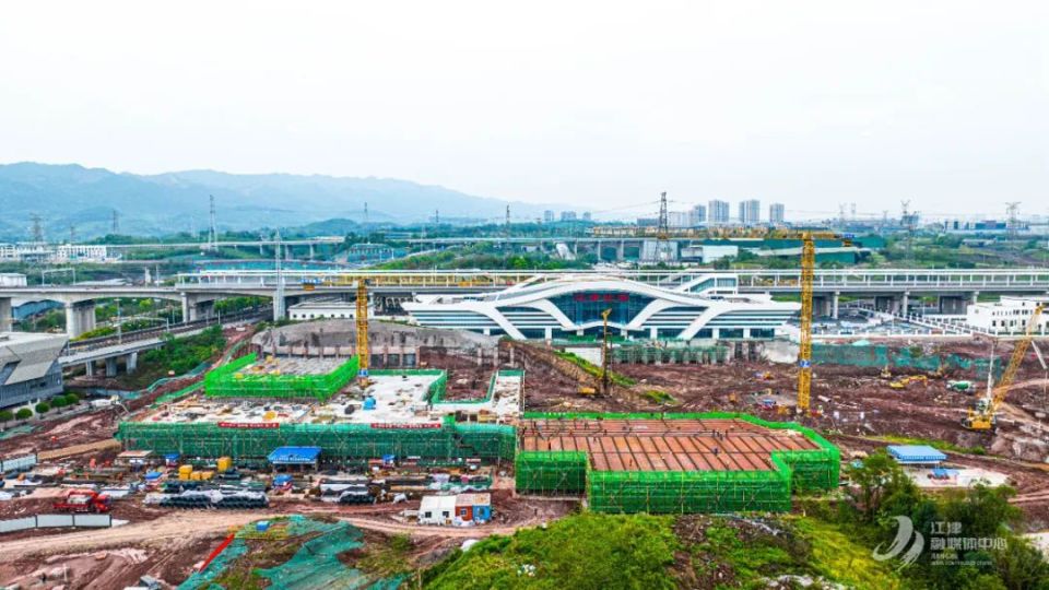 渝昆高铁江津北站综合交通枢纽最新进展