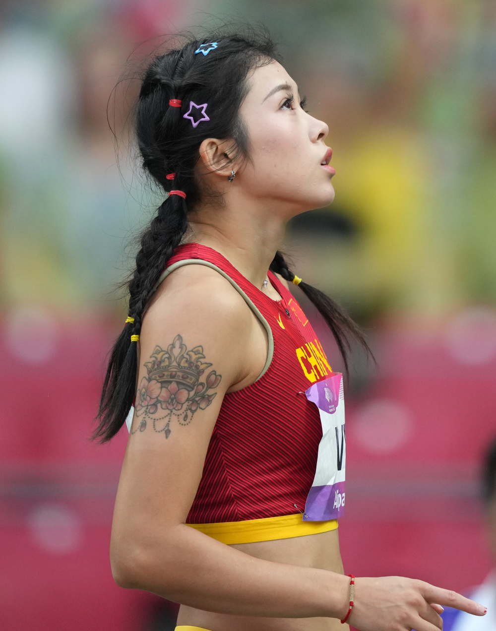 田径女子100米栏预赛赛况3