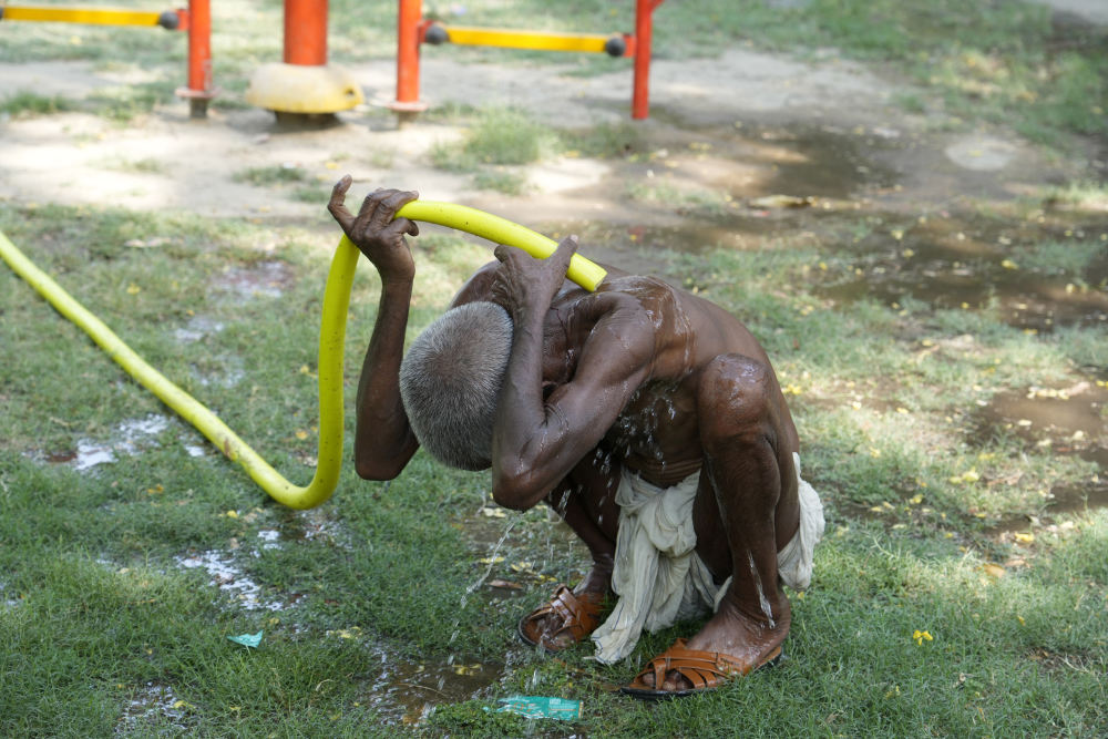印度遭遇高温天气