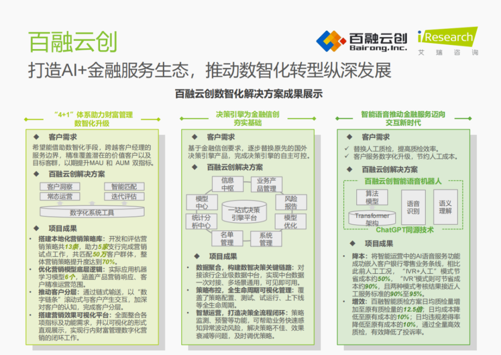 百融云创荣登中国银行数字化转型卓越服务厂商top50榜单