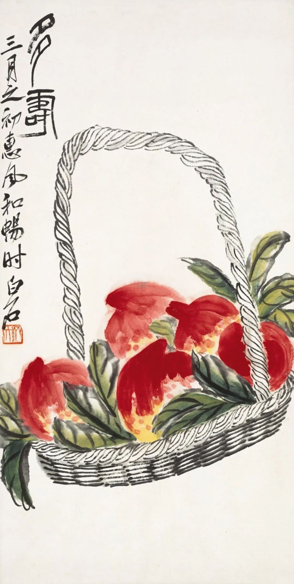 看齐白石在包装纸、边角余纸上的创作