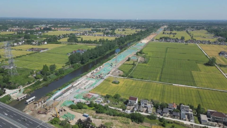 345国道新集南段项目建设加速推进
