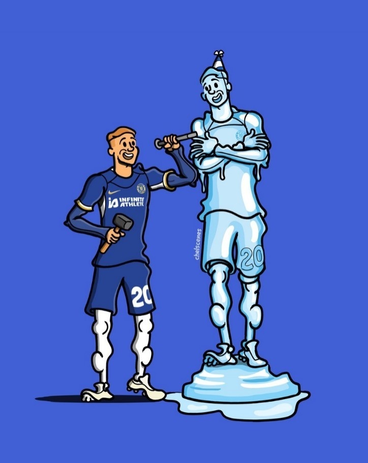 切尔西官方晒帕尔默动漫版海报祝其22岁生日快乐