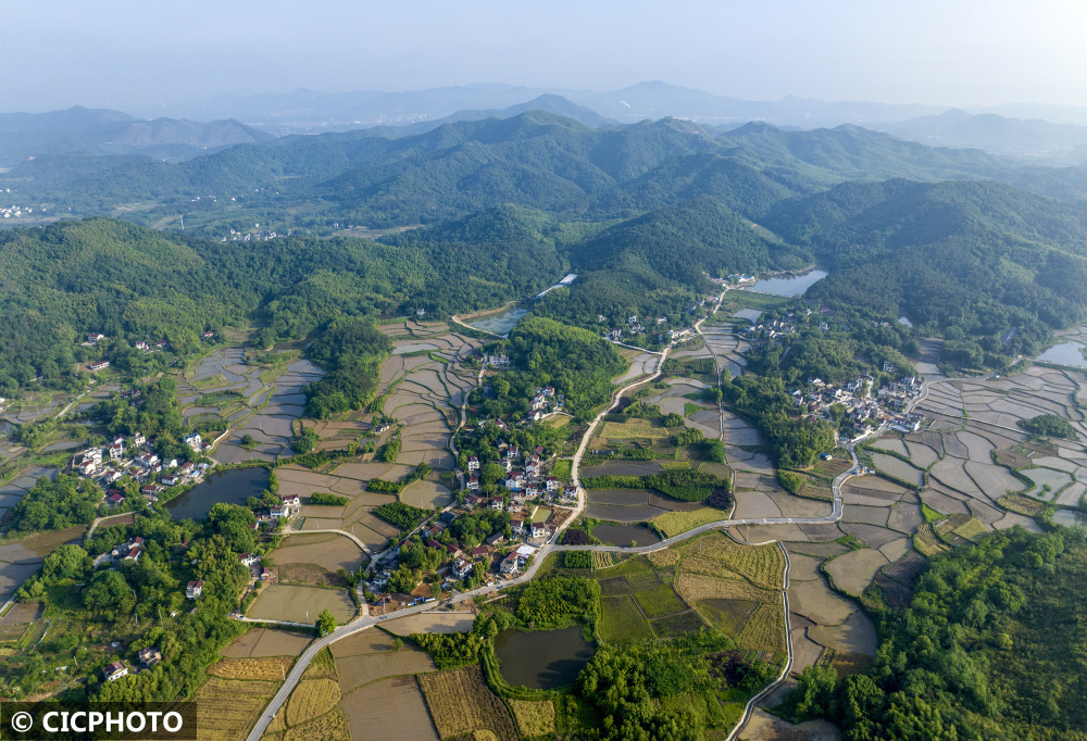 2023年5月19日在安徽省马鞍山市当涂县乌溪镇七房村拍摄的景色.