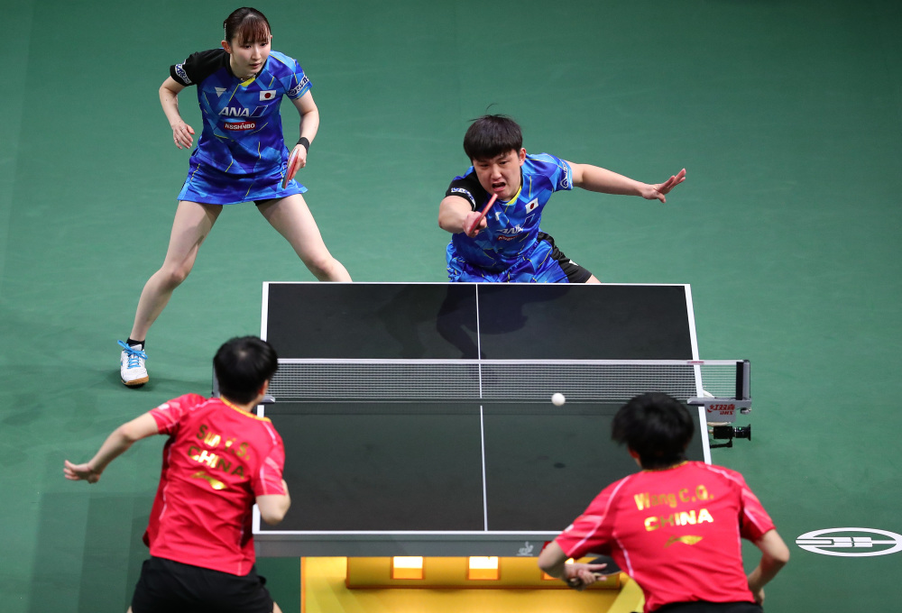 体育乒乓球世乒赛王楚钦孙颖莎混双夺冠4