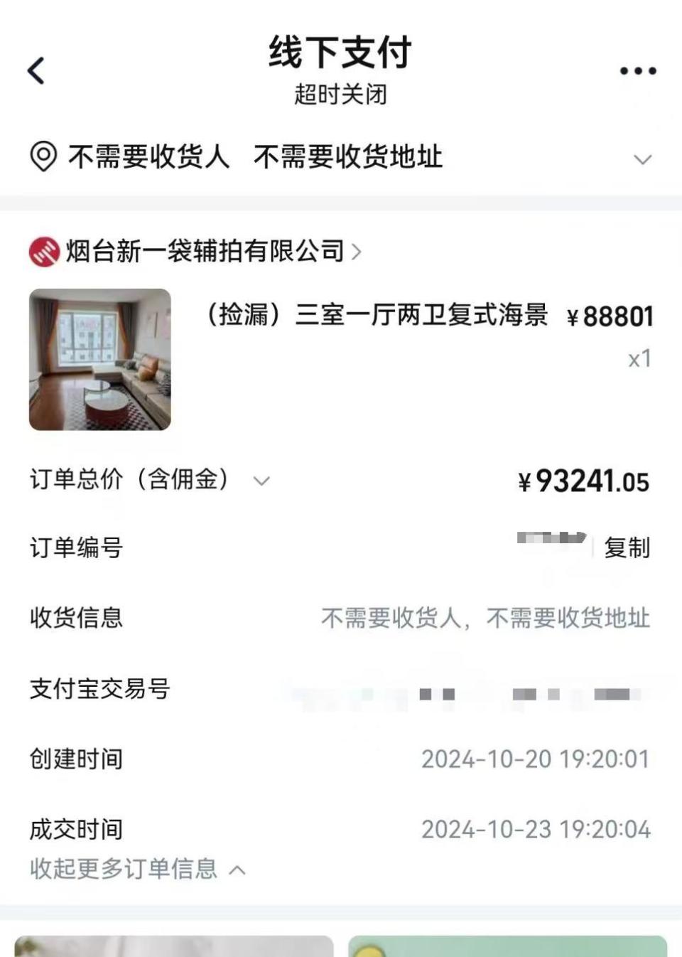 近9万拍的“1元海景房”是虚假宣传？公司：能看海的叫“一线海景房”