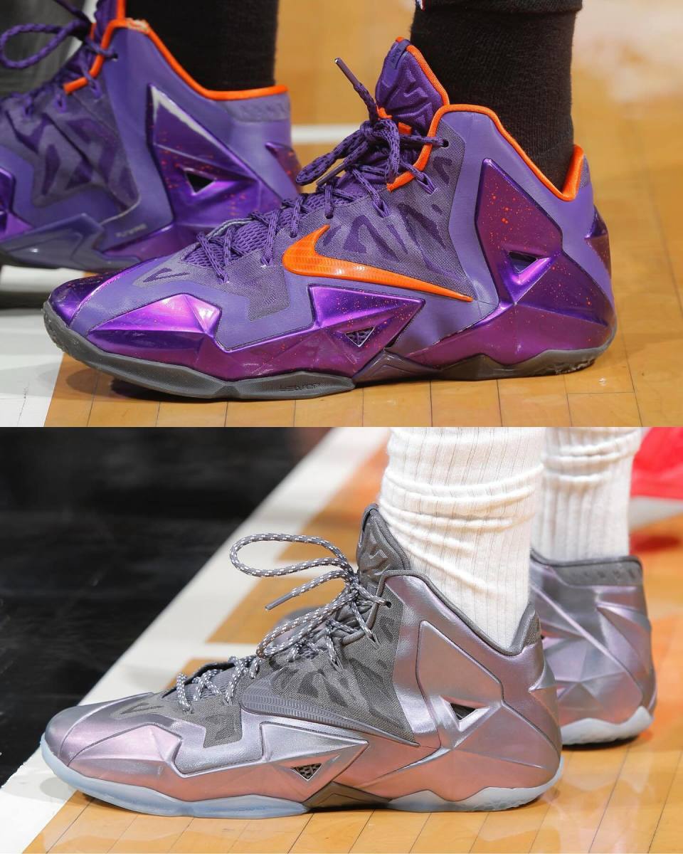 06机械感造型堪称一代经典!詹姆斯转发lbj11代战靴各种配色