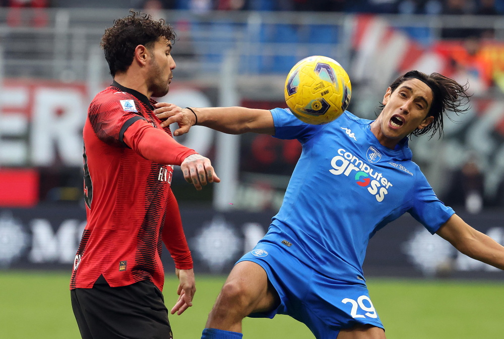 足球意甲联赛ac米兰胜恩波利