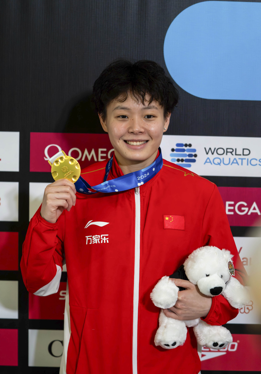 跳水世界杯蒙特利尔站陈艺文女子3米板夺冠