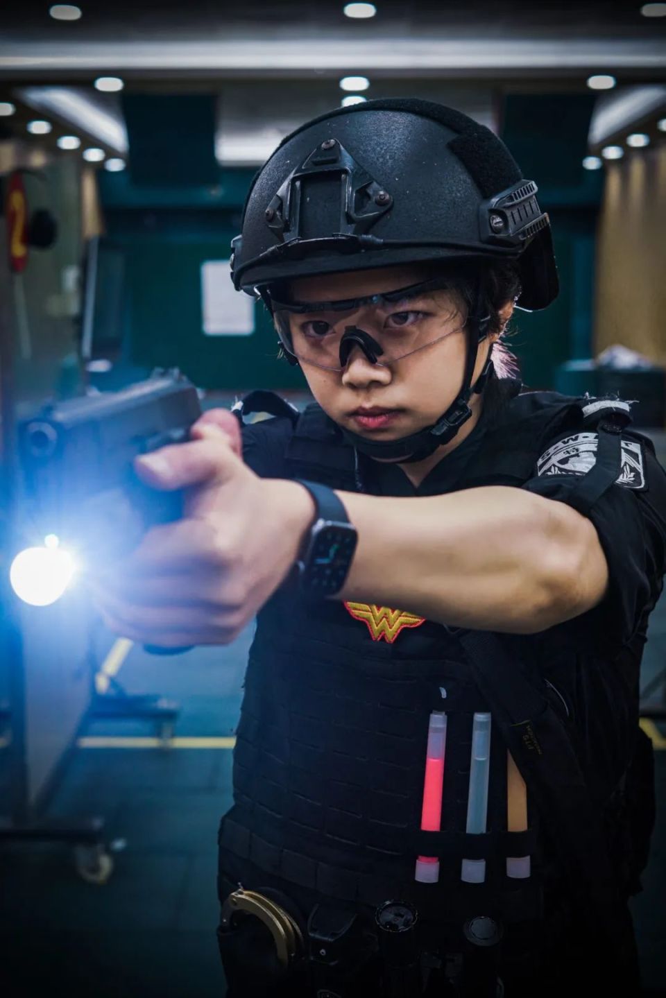 娃娃脸"女神枪手"!她这一段视频火出圈