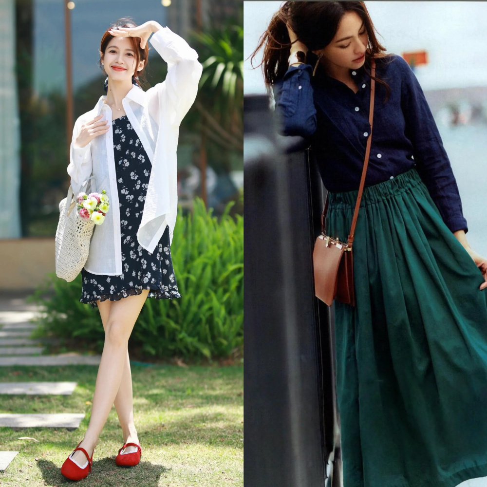 Gallery - Cách phối áo sơ mi mới này đang là xu hướng! Trông thật tuyệt khi kết hợp với chân váy và quần tây, và các tín đồ thời trang rất thích diện - image 5