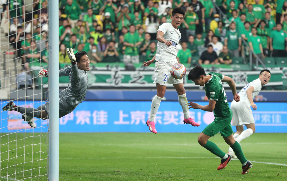 足球——中超:北京国安胜南通支云