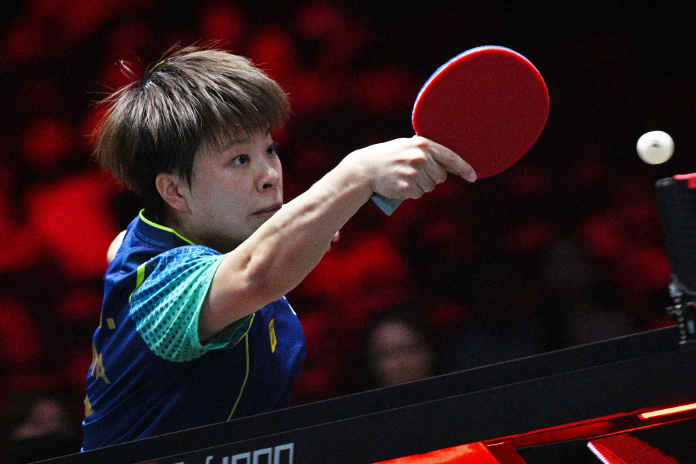 乒乓球wtt新加坡大满贯王艺迪晋级女单决赛