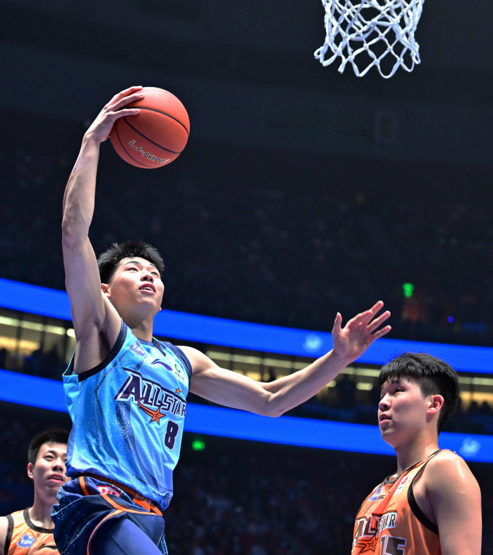 篮球——cba全明星赛:南区明星队获胜
