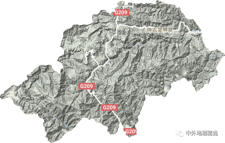 湖北省地形圖湖北省各地級市地圖