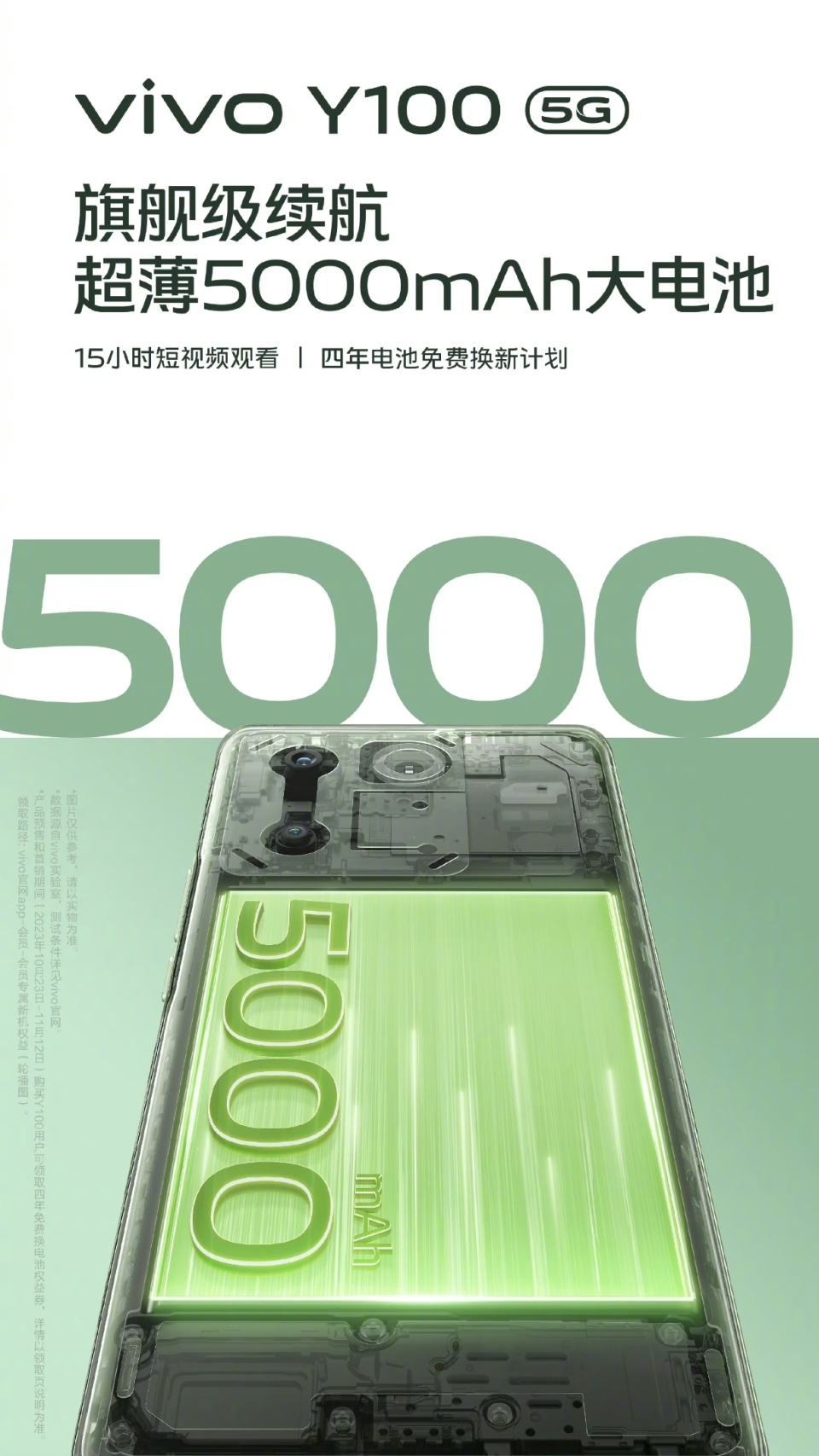 vivoy100电池多少毫安