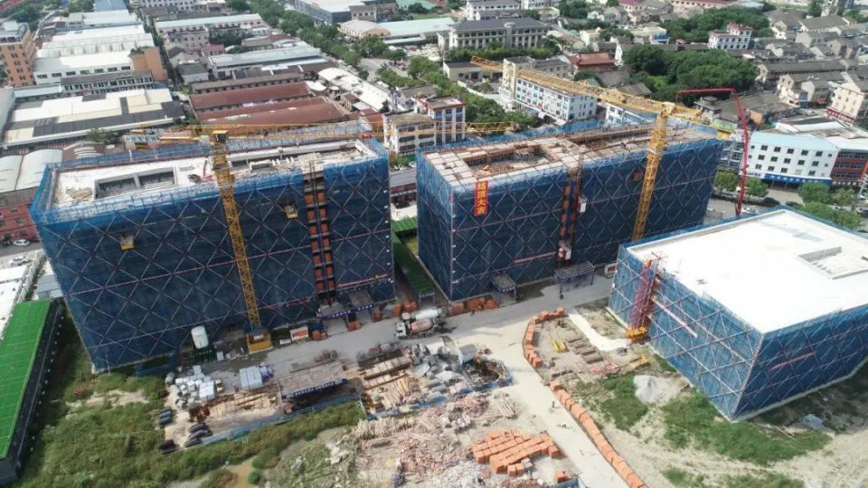 台州市三梅中学迁建工程预计于年底基本完工建的好快