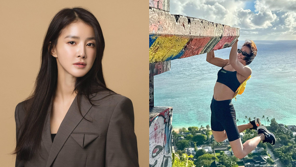 韩女星李诗英秀硬核攀岩悬空照遭批网友别忘了你是一个妈妈